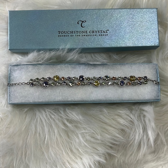 Touchstone crystal Retired Glam Bracelet NEW - Picture 1 of 5